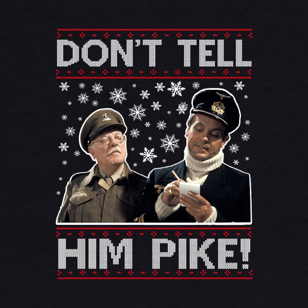 Dads Army Don't Tell Him Pike Christmas Knit Pattern by Rebus28